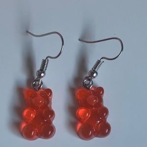Red Gummy Bear Earrings